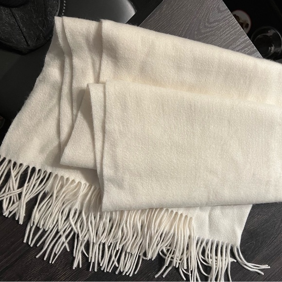 Birch color 100% cashmere scarf - Picture 1 of 1